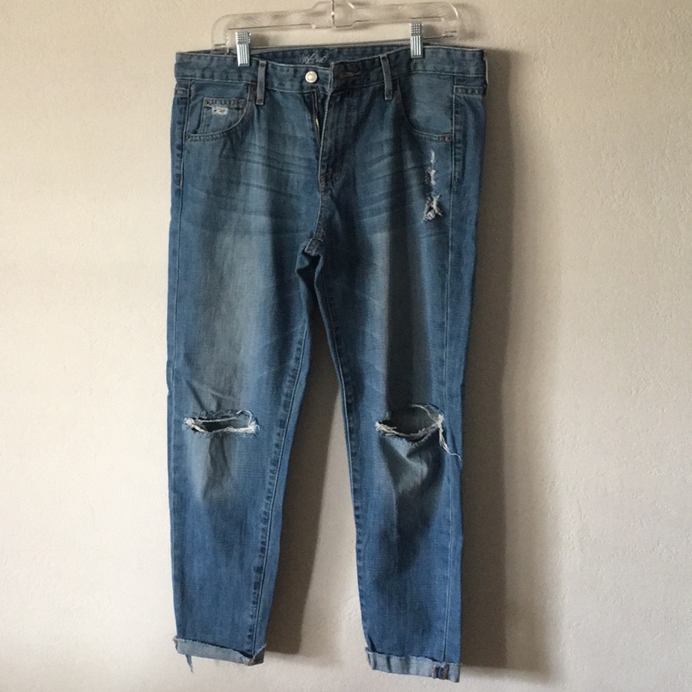 MASSIMO BOYFRIEND CROP JEANS S:10/30 USED
